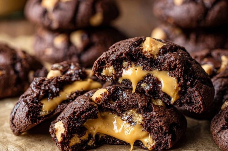 Schoko-Erdnuss-Cookies