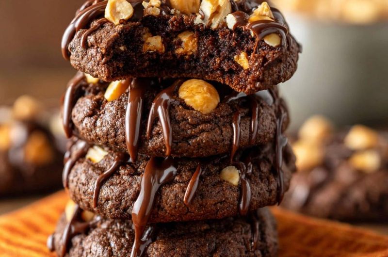 Schoko-Haselnuss-Cookies
