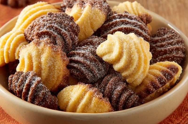 Schoko-Vanille-Spiralplätzchen