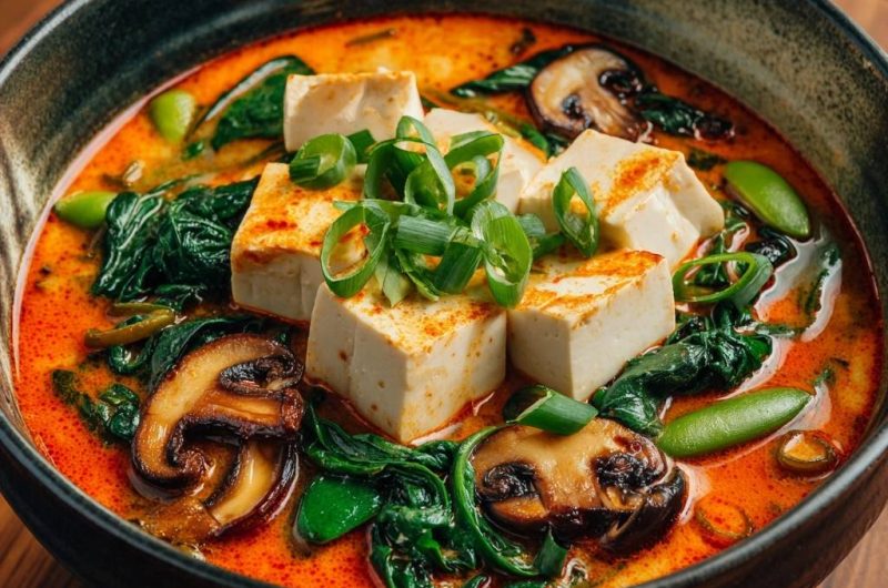 Rotes Tofu-Curry