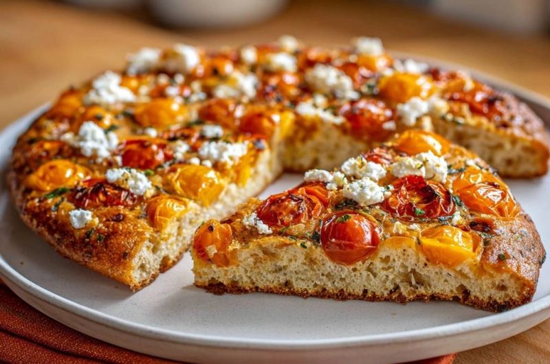 Thymian-Tomaten-Feta-Fladen