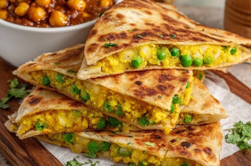 Aloo-Matar-Parathas