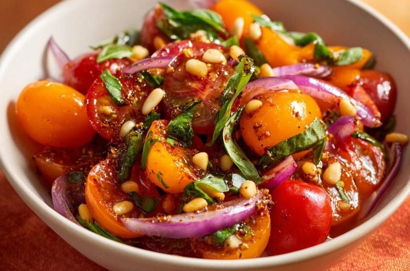Tomaten-Basilikum-Salat