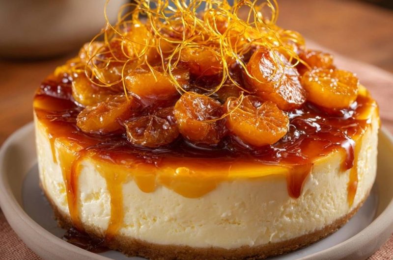 Karamell-Kumquat-Cheesecake