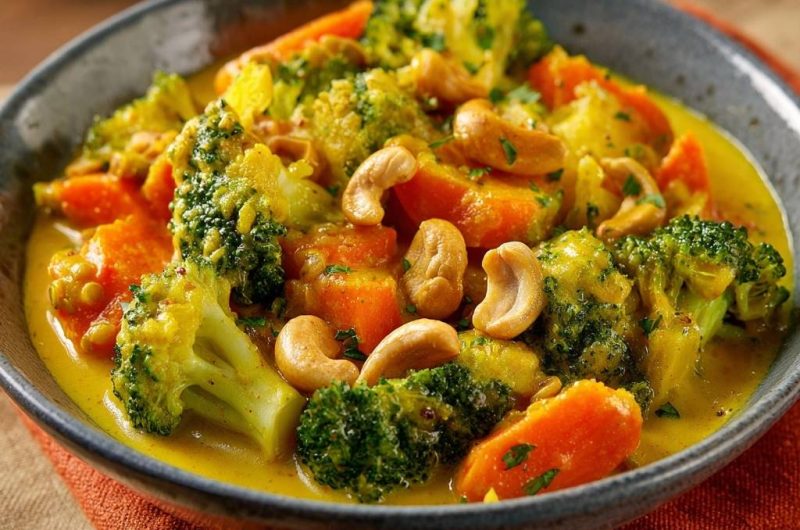 Brokkoli-Cashew-Curry