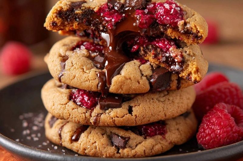 Himbeer-Schoko-Cookies