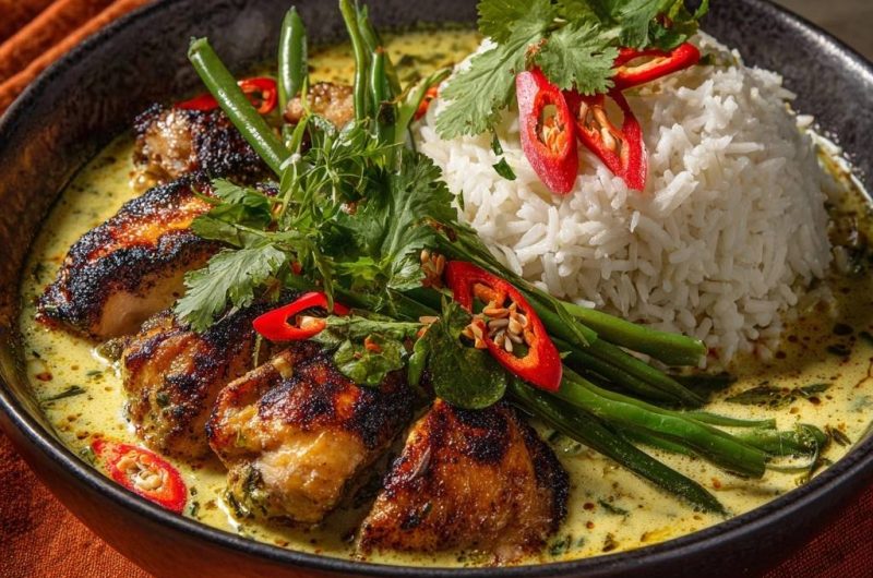 Grünes Thai-Hühnercurry