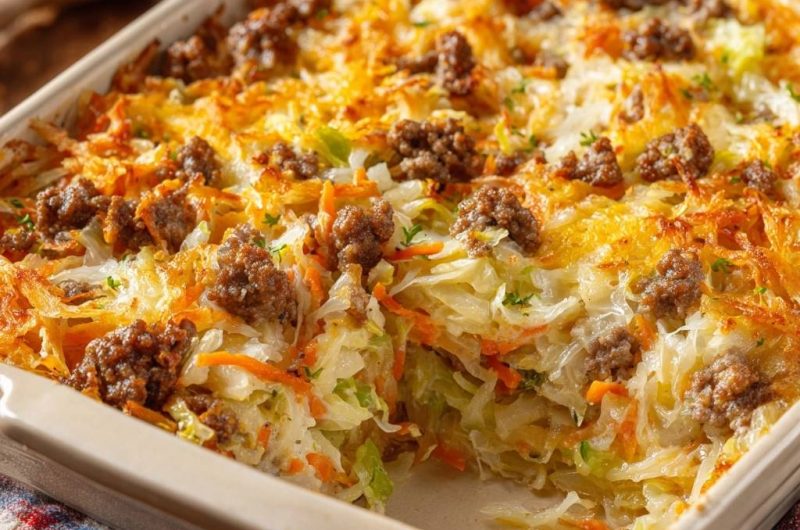 Kohl-Hackfleisch-Auflauf