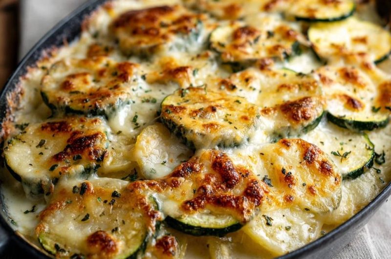 Zucchini-Kartoffel-Auflauf