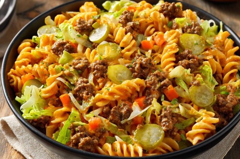 Taco-Nudelsalat
