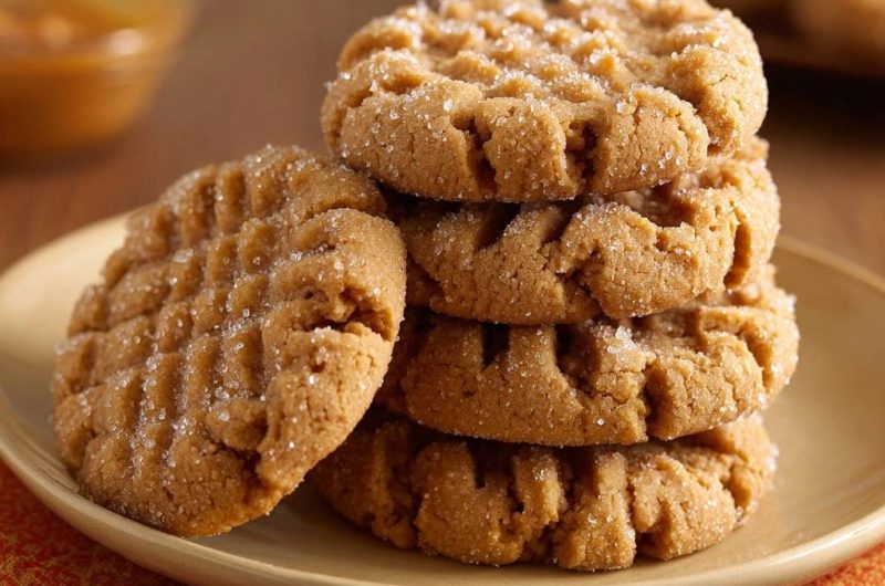 Erdnussbutter Cookies