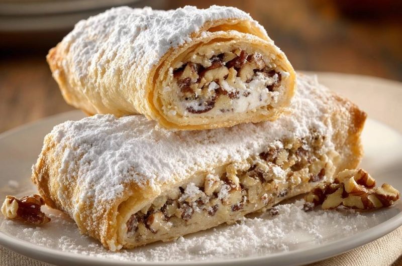 Walnuss-Quark-Strudel