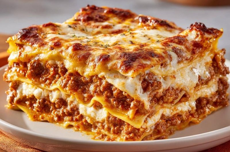 Hackfleisch-Lasagne