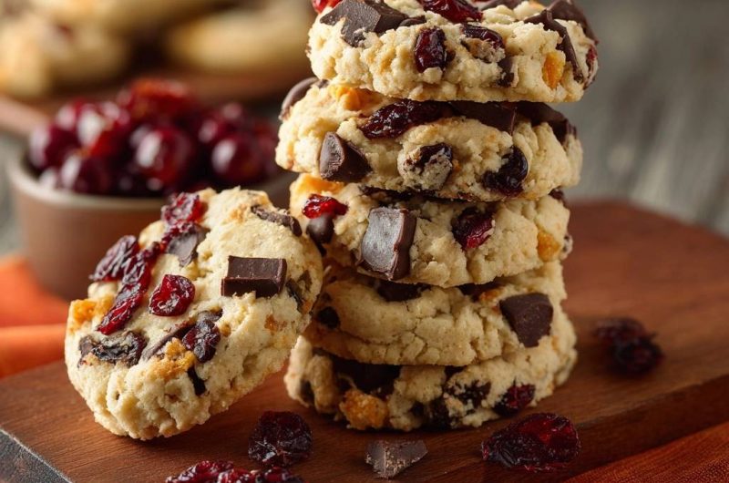 Cranberry-Schoko-Cookies