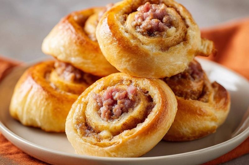 Hackfleisch-Schnecken