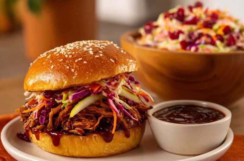 Pulled Chicken Burger