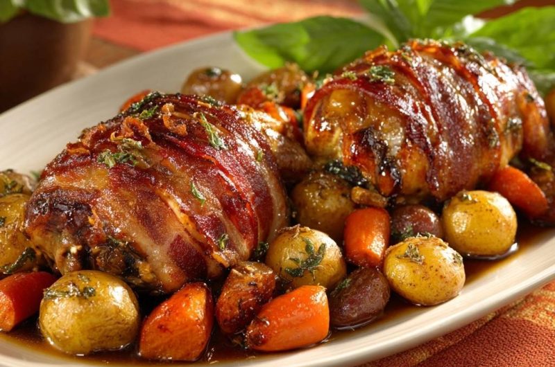 Bacon-Hähnchen