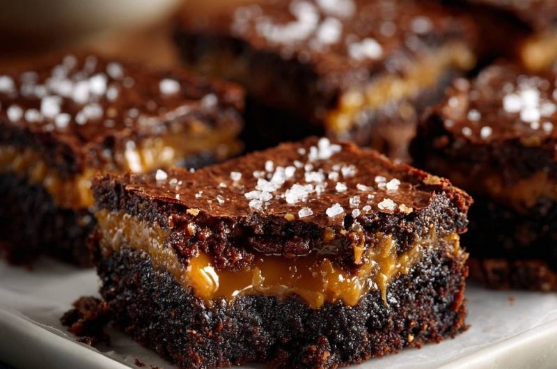 Salzkaramell-Brownies