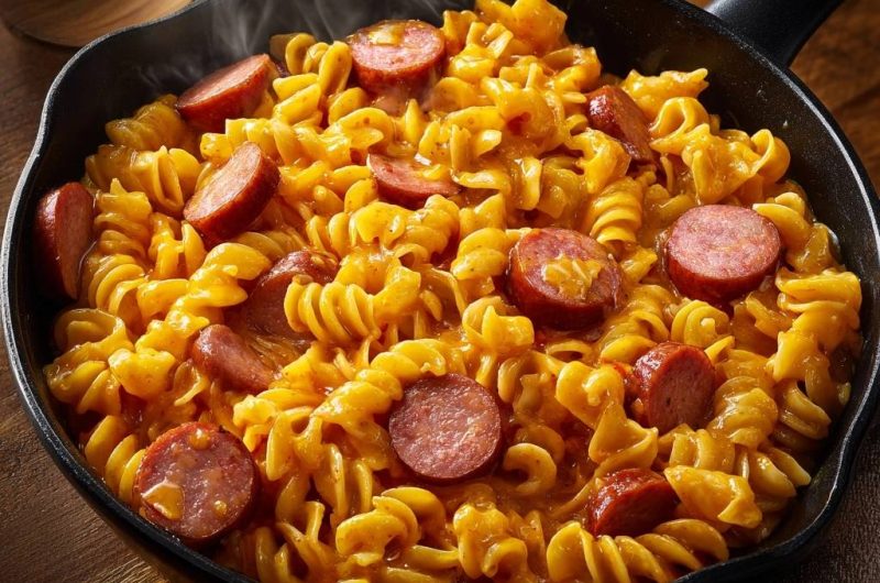 Wurst-Fusilli-Pfanne