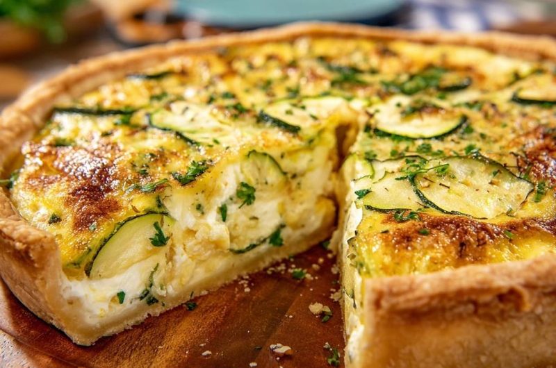 Zucchini-Feta-Quiche