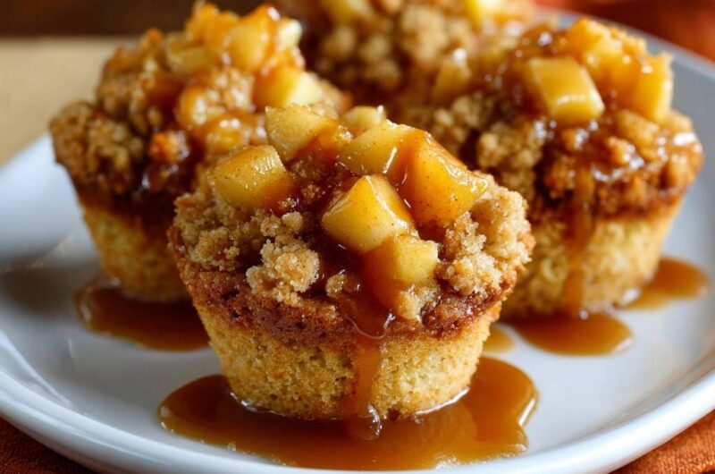 Karamell-Apfel-Muffins