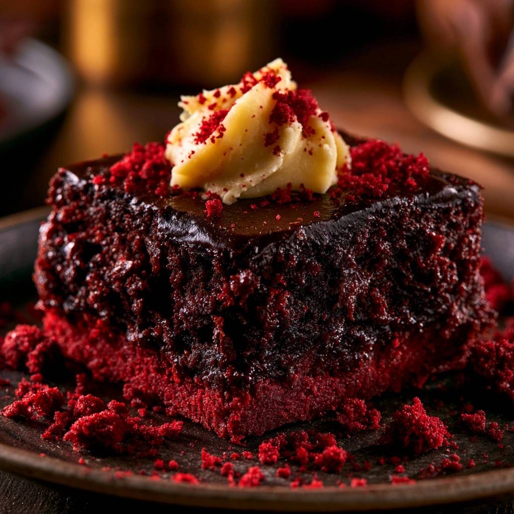 Saftige Red Velvet Brownies
