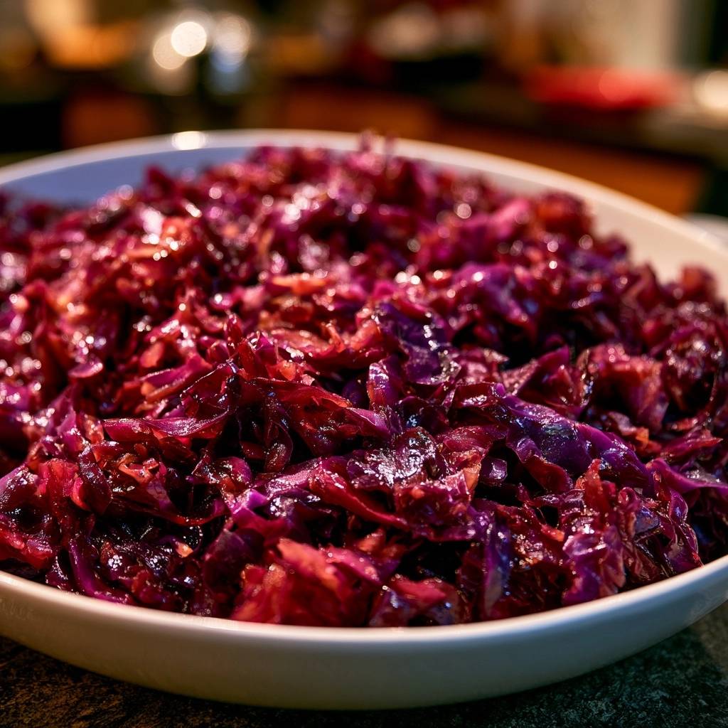 Klassischer Apfel-Rotkohl
