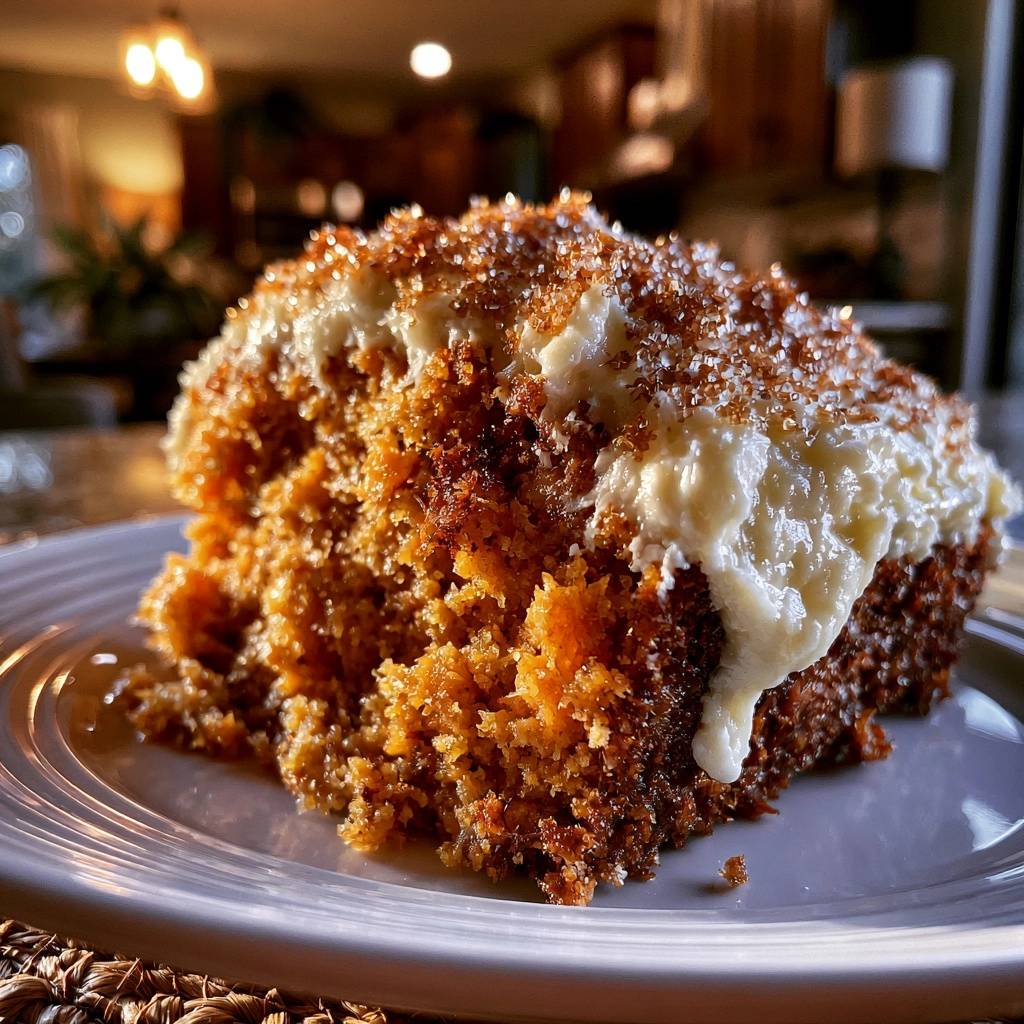 Saftiger Karottenkuchen mit Frischkäse-Frosting