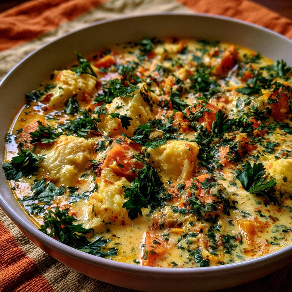 Cremiger Kartoffel-Möhren-Eintopf
