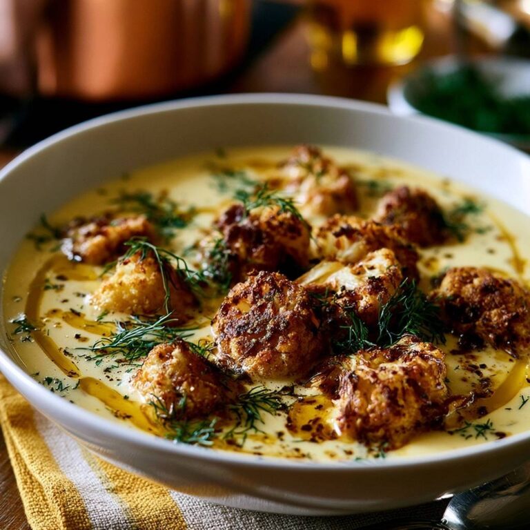 Cremige Blumenkohlsuppe mit Röst-Topping: Das beste Rezept