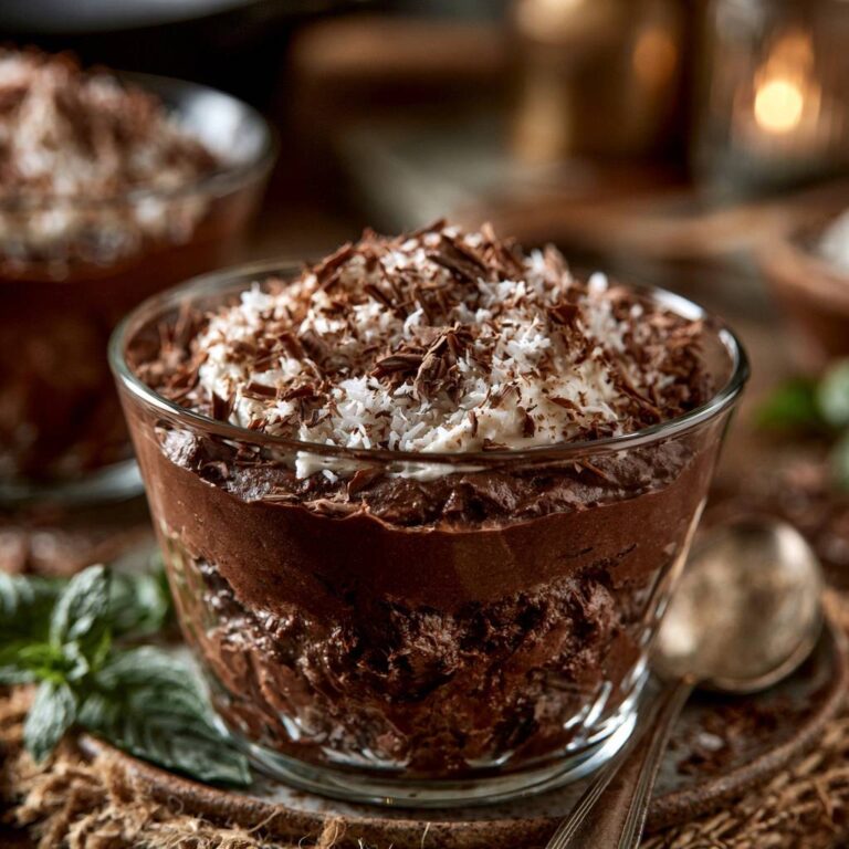 Cremiges Schokoladen-Mousse mit Kokos: Rezept ohne Klumpen