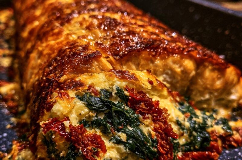 Herzhafte Spinat-Käse-Rolle (Der Anti-Matsche-Boden)