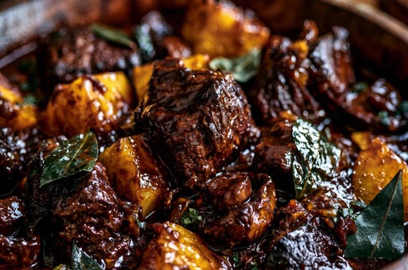 Herzhaftes Rindergulasch mit Kartoffeln