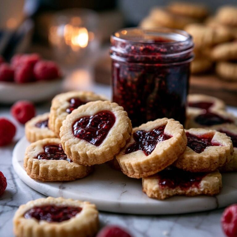 Klassische Himbeer-Mürbeteig-Plätzchen (Anti-Matsche-Boden)