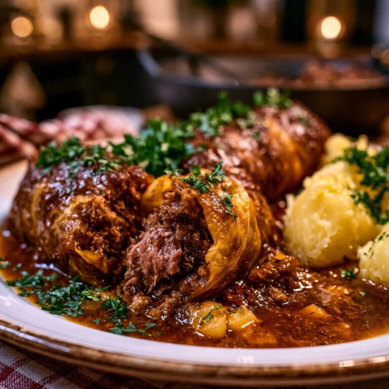 Klassische Kohlrouladen mit Rinderhack: Omas bestes Rezept