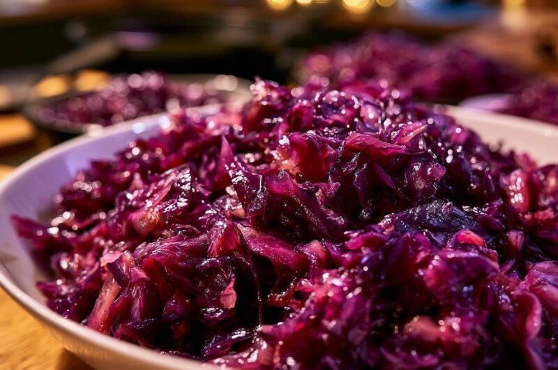 Klassischer Apfel-Rotkohl