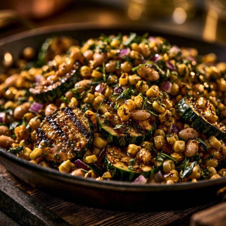 Mediterrane Zucchini-Mais-Pfanne: Knackig & aromatisch
