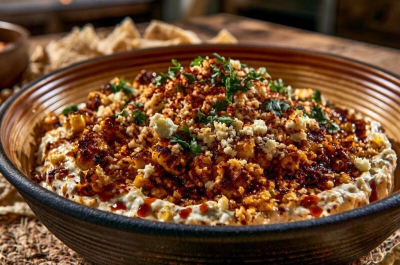 Mexikanischer Elote-Mais-Dip