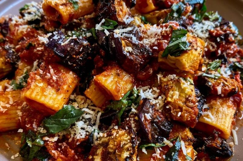 Rigatoni alla Norma (Nie wieder matschige Auberginen!)