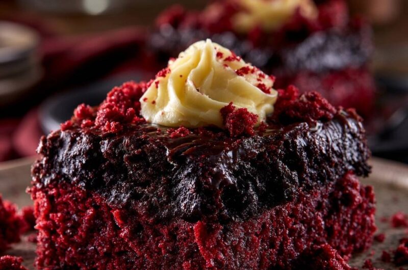 Saftige Red Velvet Brownies
