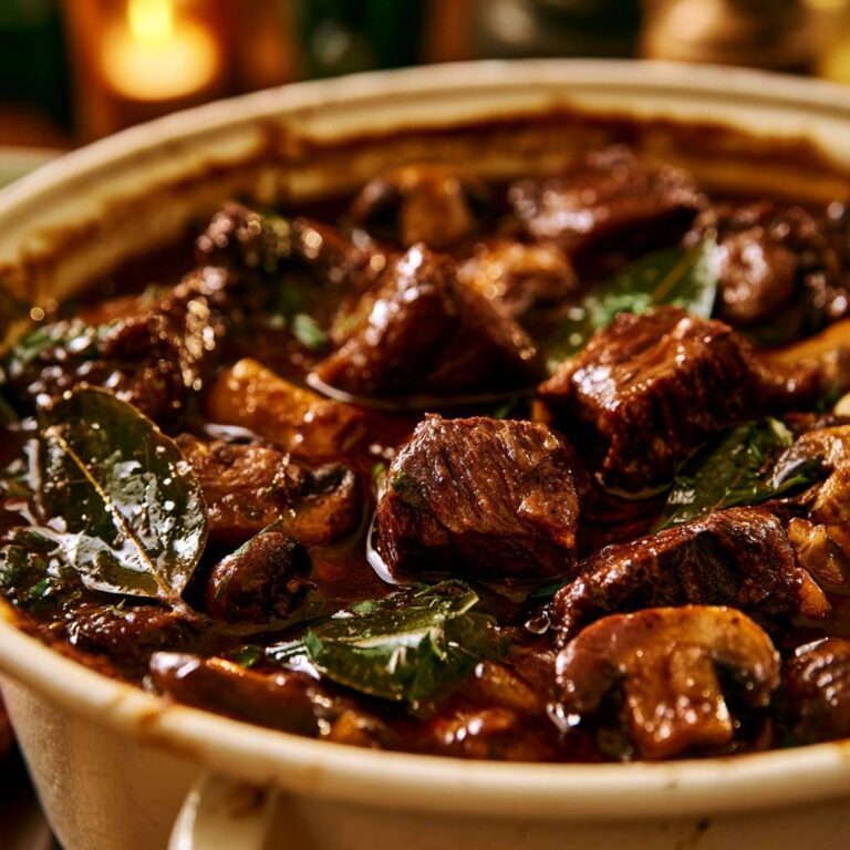 Zartes Rindergulasch mit Pilzen: So wird es butterweich