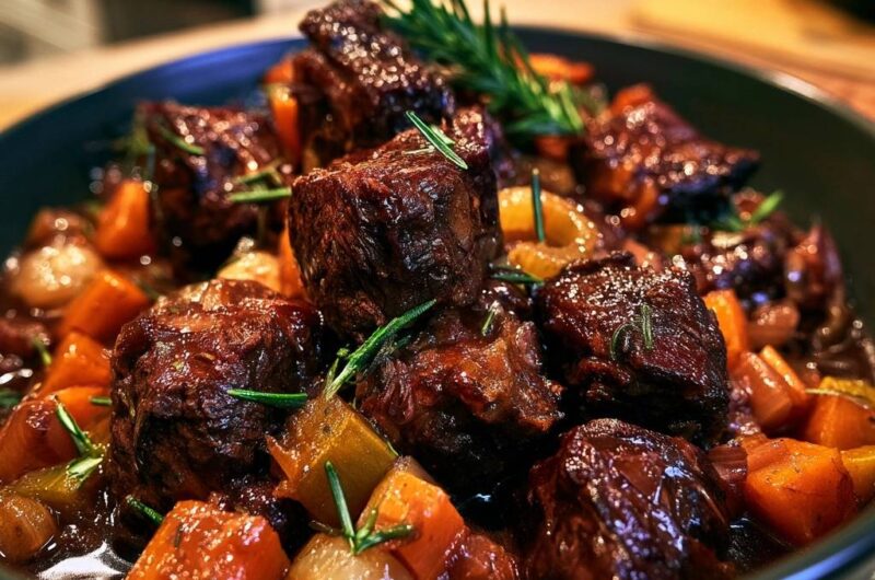 Zartes Rindergulasch mit Wurzelgemüse
