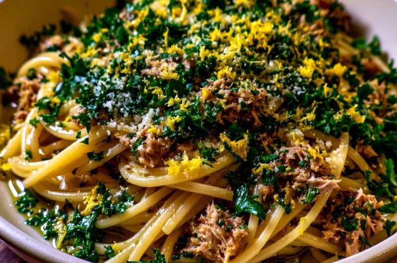 Zitronen-Thunfisch-Linguine